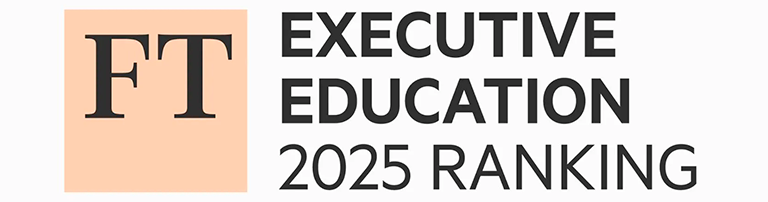 Logotipo de Financial Times Executive Education que reconoce la formación de alta dirección en Hispanoamérica