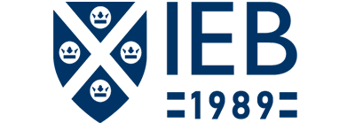 Logotipo de IEB Madrid como aliado académico dentro de la experiencia de posgrados en línea